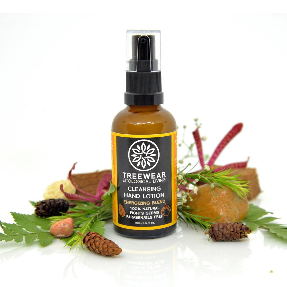 Natural Cleansing Hand Lotion - Energizing Blend (50ml)