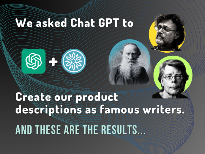 Chat GPT to Create Product Descriptions by Famous Writers