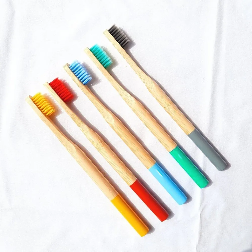 Premium Bamboo Toothbrush | Pack of 4 | Medium Hardness