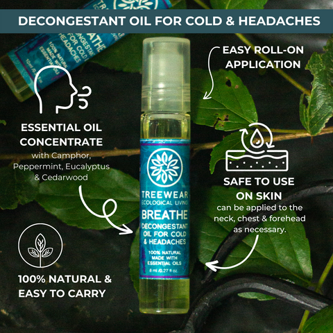 Breathe - Roll-on for Colds & Headaches (10ml)