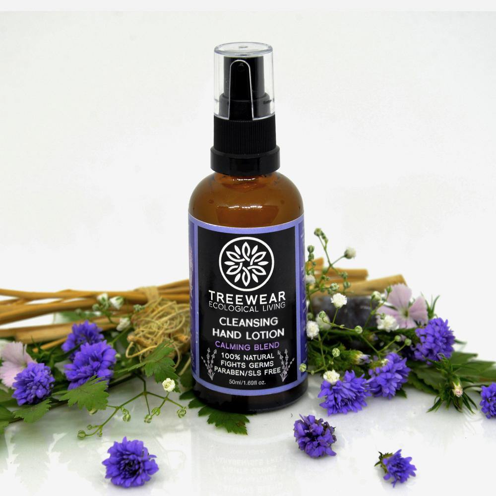 Natural Cleansing Hand Lotion - Calming Blend (50ml) - TreeWear