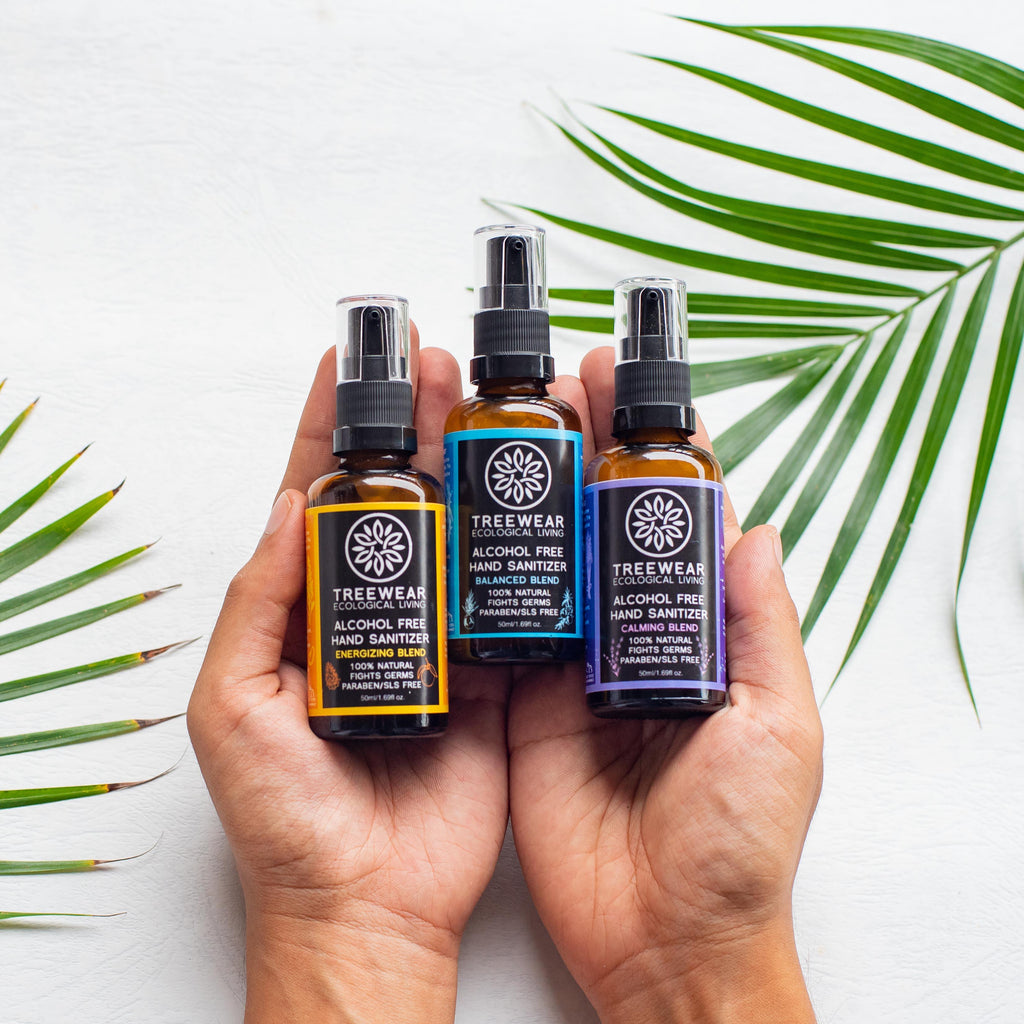 Natural Hand Sanitizer - Set of 3 (50ml) - TreeWear