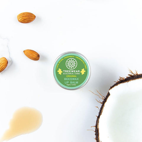 Natural Beeswax Lip Balm - Set of 3