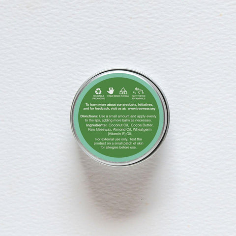 Natural Beeswax Lip Balm - Set of 3