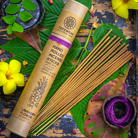 Hand rolled Natural Incense Sticks - Pack of 40