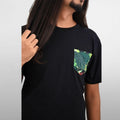 Men's Black Coffee Pocket T-shirt