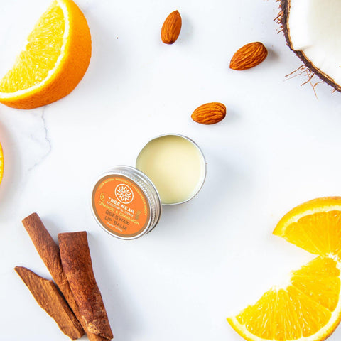 Natural Wax Lip Balm - Orange & Cinnamon
